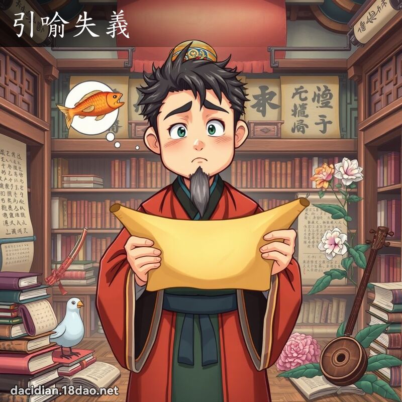 引喻失义 - 国语大辞典配图