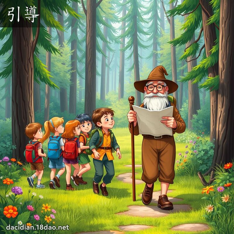 引导 - 国语大辞典配图