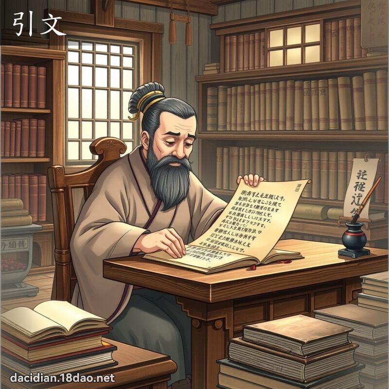 引文 - 國語大辭典配圖