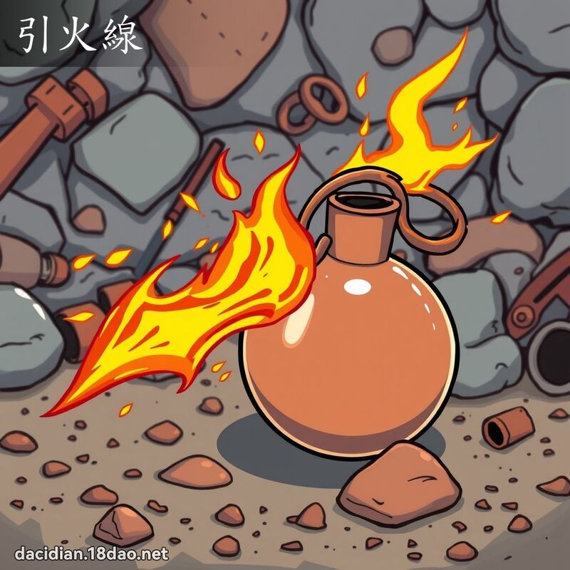 引火線 - 國語大辭典配圖