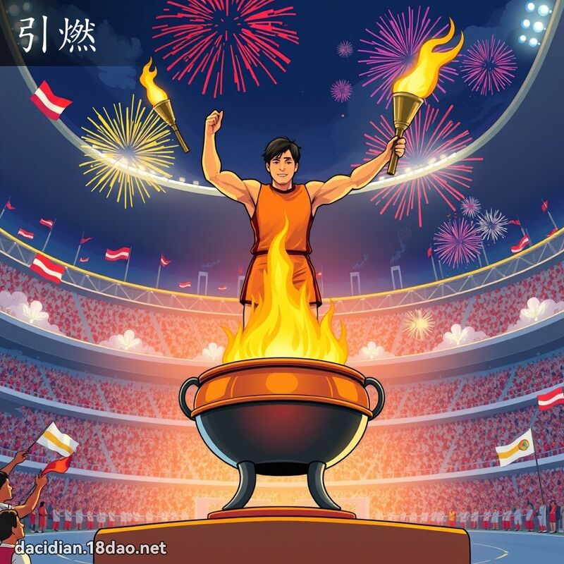 引燃 - 国语大辞典配图