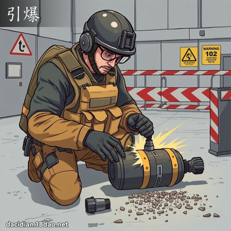 引爆 - 國語大辭典配圖