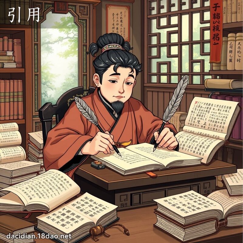引用 - 國語大辭典配圖