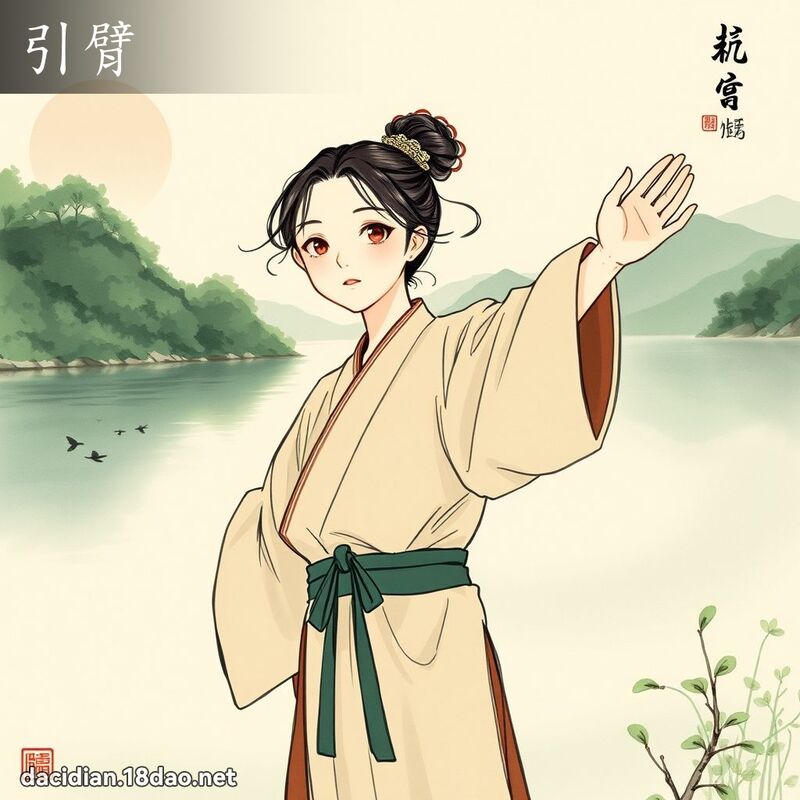 引臂 - 国语大辞典配图