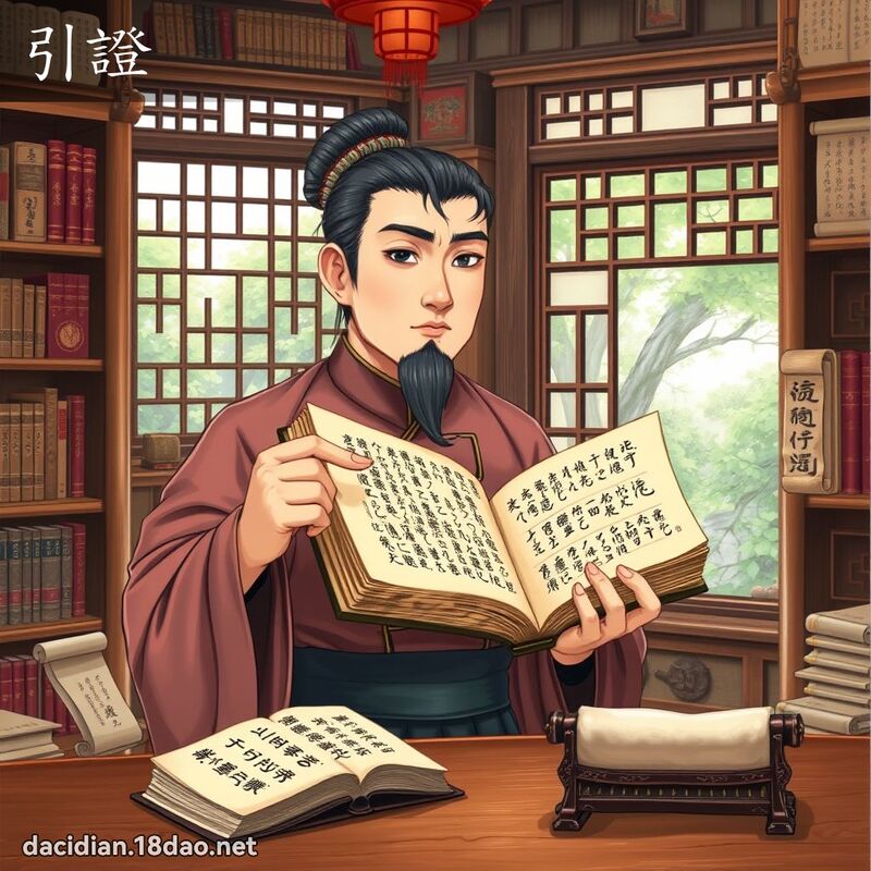 引證 - 國語大辭典配圖