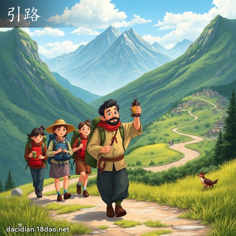 引路 - 國語大辭典配圖
