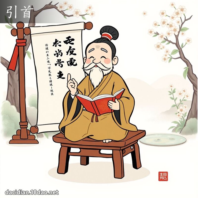 引首 - 國語大辭典配圖