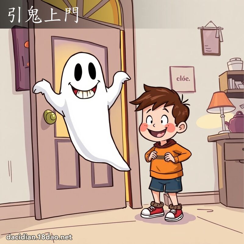 引鬼上门 - 国语大辞典配图