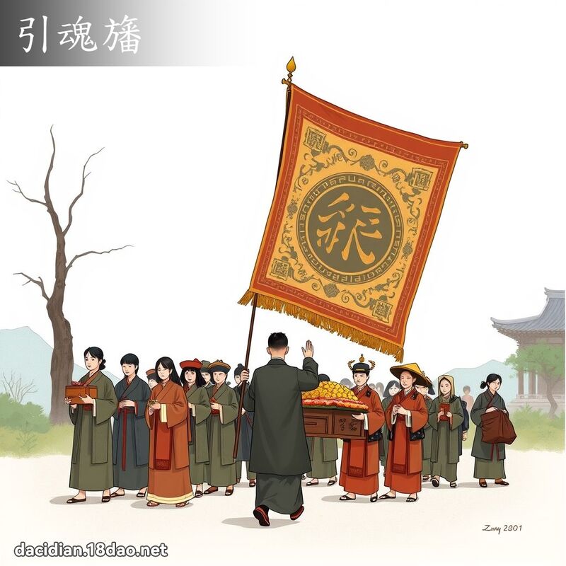 引魂旛 - 國語大辭典配圖