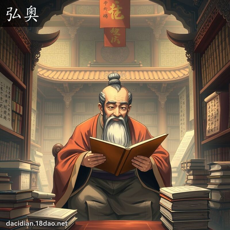 弘奥 - 国语大辞典配图