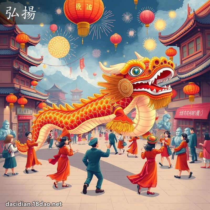 弘扬 - 国语大辞典配图