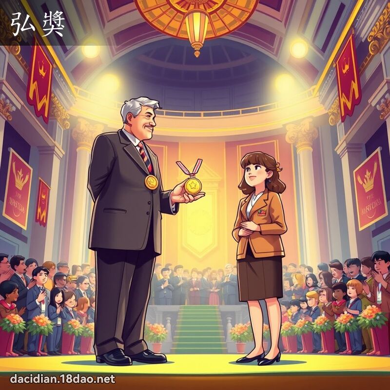 弘獎 - 國語大辭典配圖