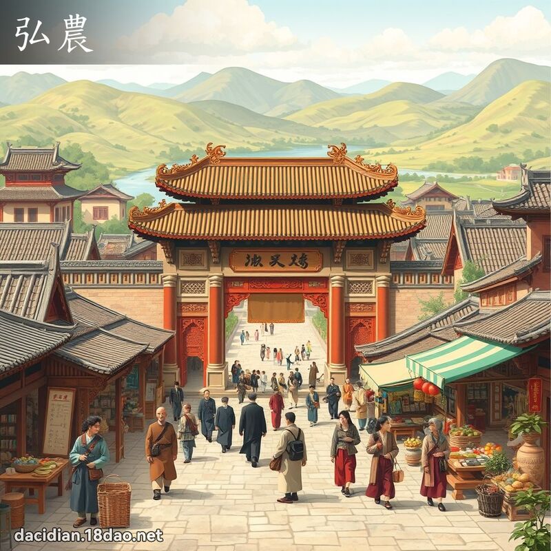弘農 - 國語大辭典配圖