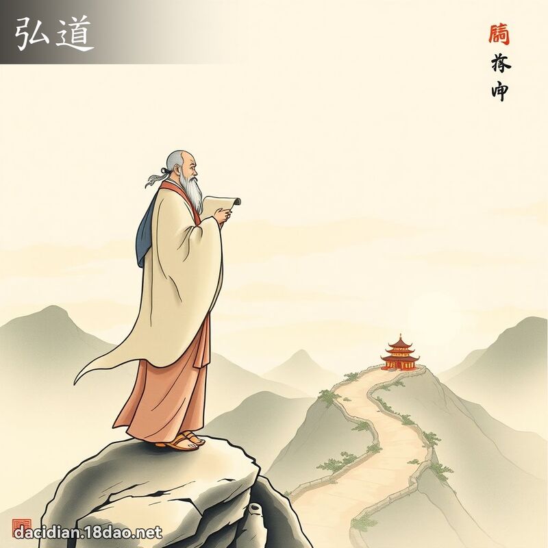 弘道 - 國語大辭典配圖