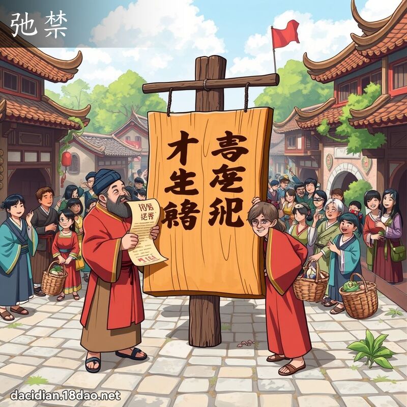 弛禁 - 國語大辭典配圖