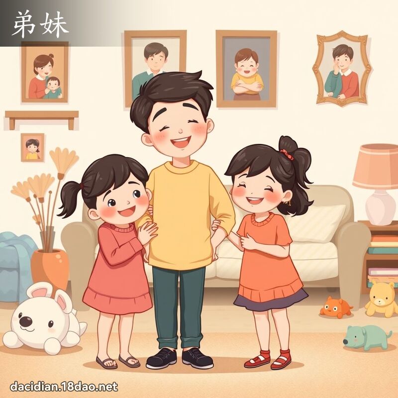 弟妹 - 国语大辞典配图