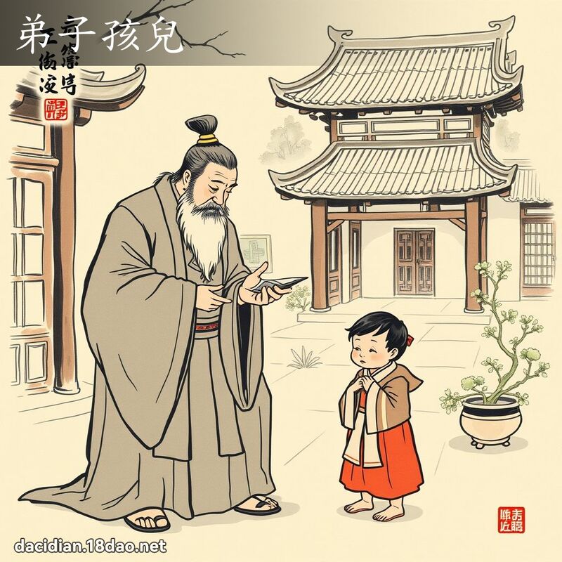 弟子孩儿 - 国语大辞典配图