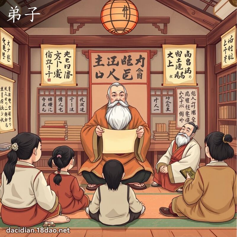 弟子 - 國語大辭典配圖
