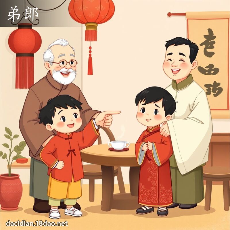 弟郎 - 國語大辭典配圖