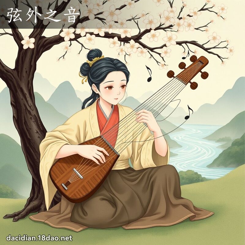 弦外之音 - 國語大辭典配圖