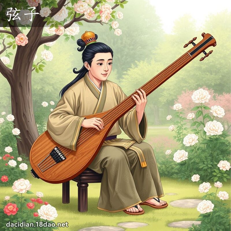 詞語: 弦子 (多意詞)