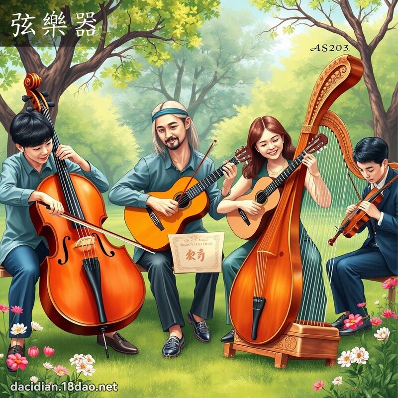 弦樂器 - 國語大辭典配圖