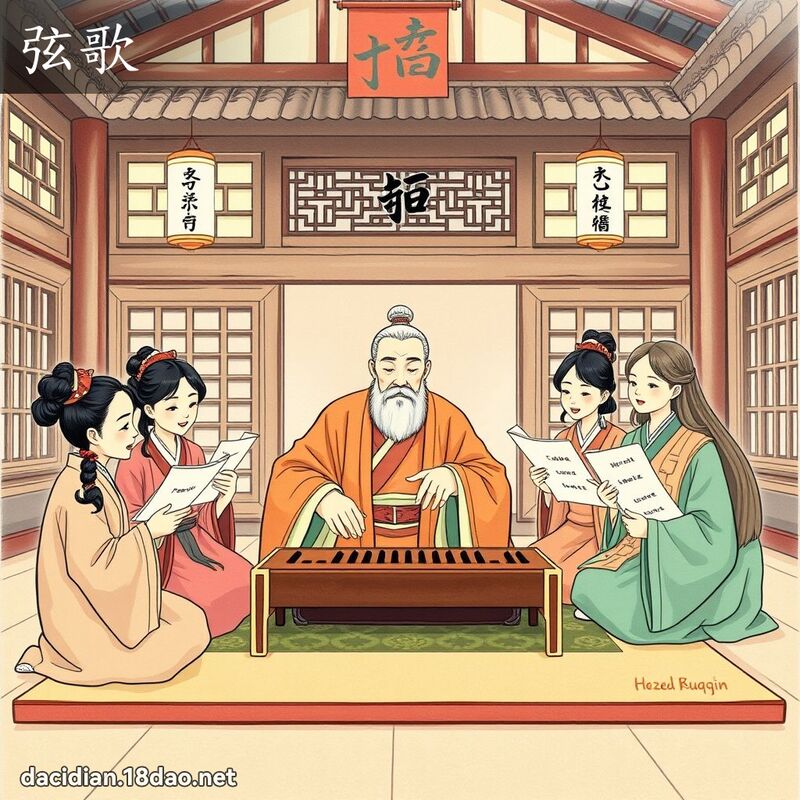 弦歌 - 國語大辭典配圖