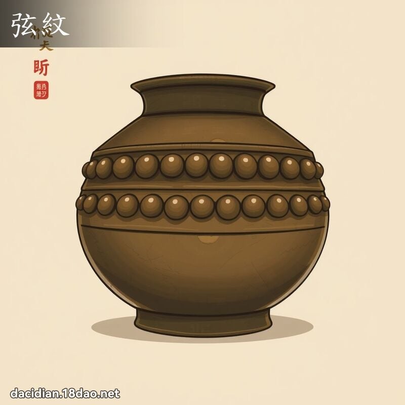 弦紋 - 國語大辭典配圖