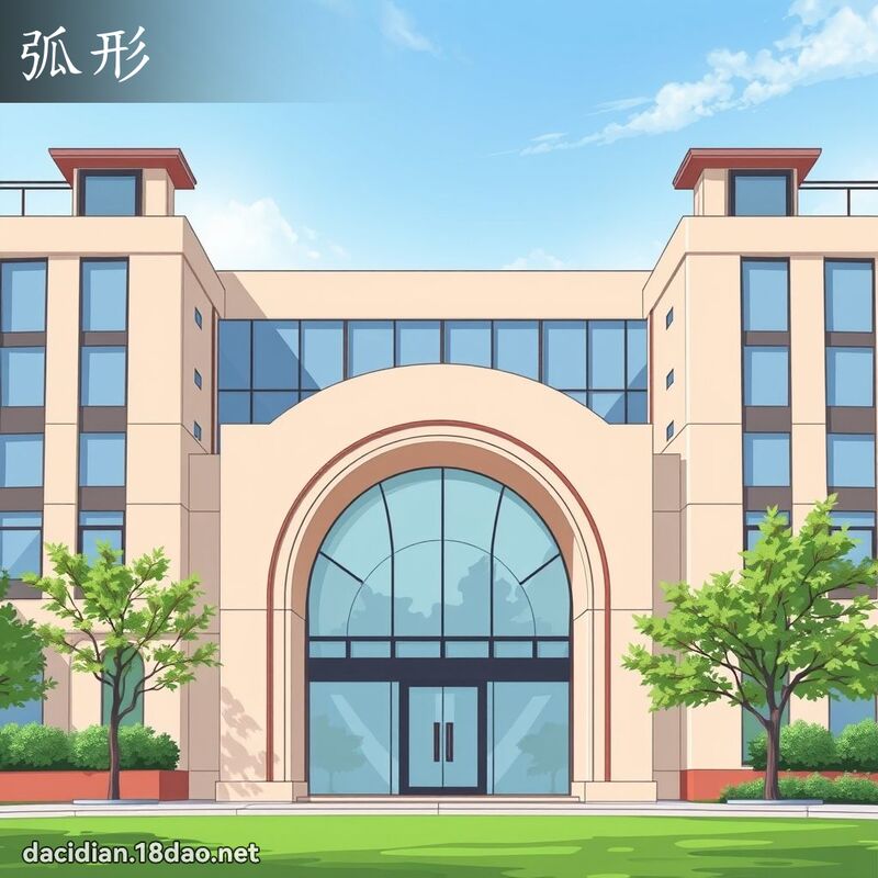 弧形 - 國語大辭典配圖