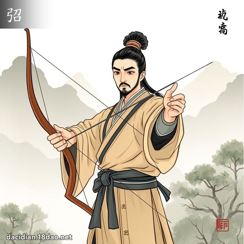 弨 - 國語大辭典配圖