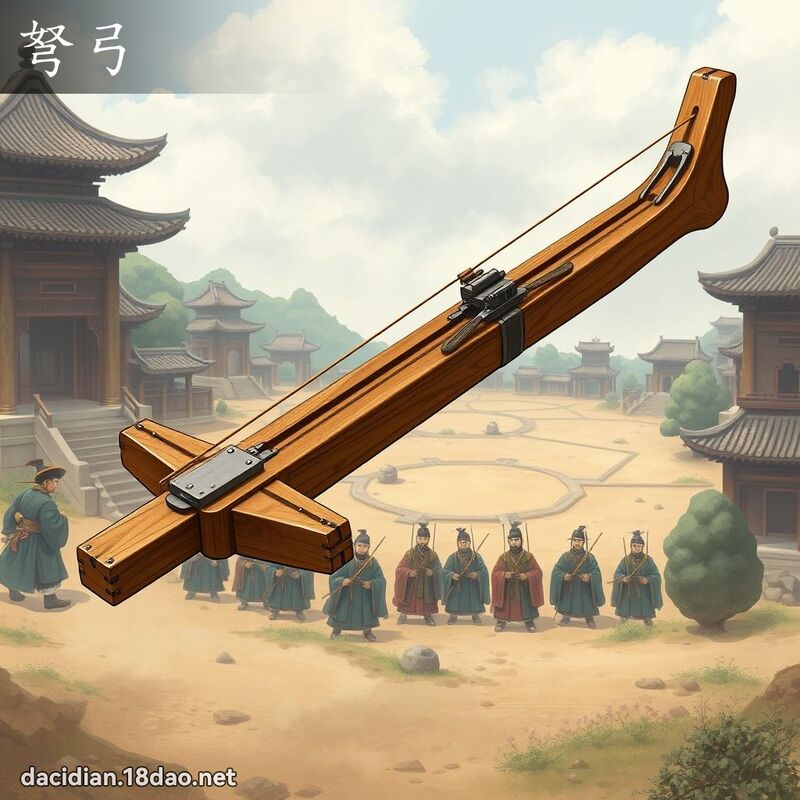 弩弓 - 国语大辞典配图