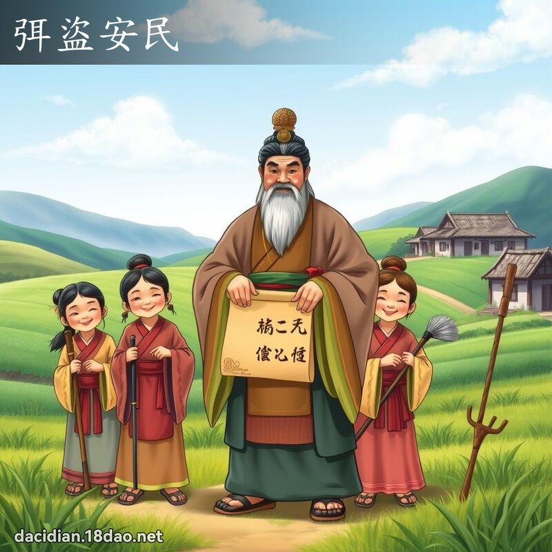 弭盜安民 - 國語大辭典配圖