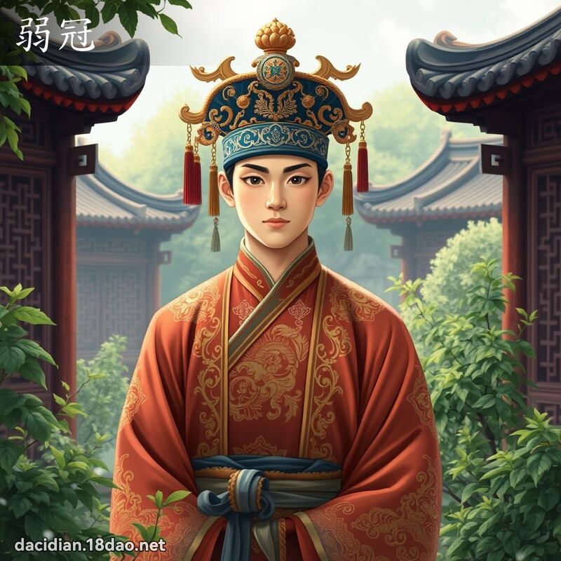 弱冠 - 国语大辞典配图