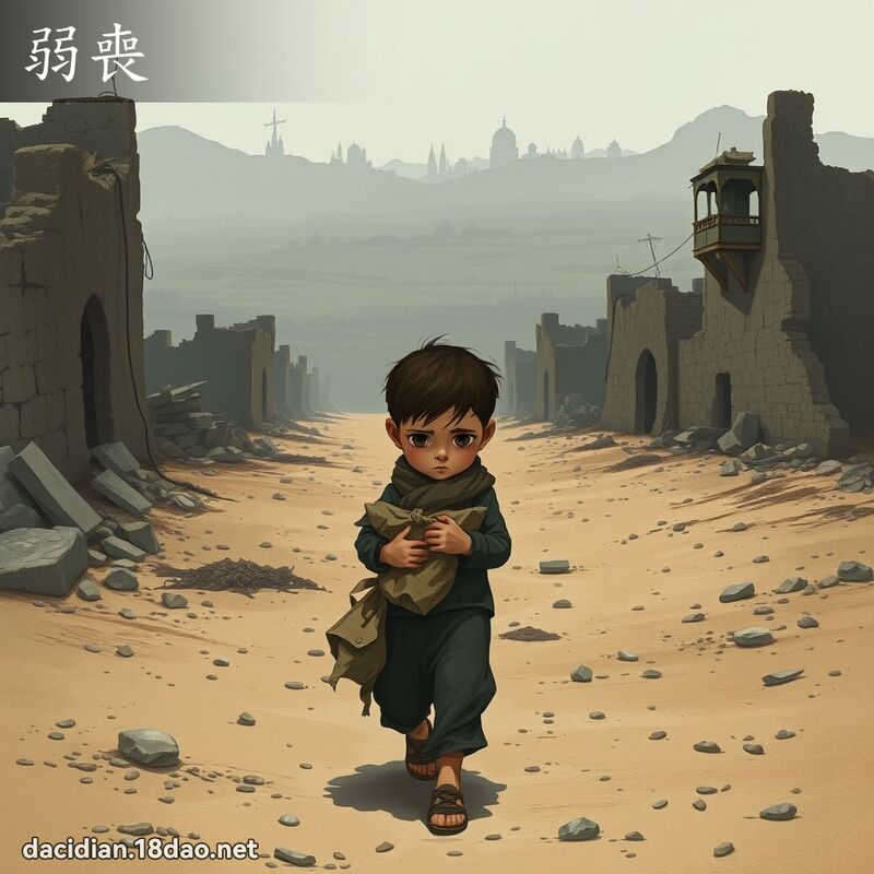 弱丧 - 国语大辞典配图