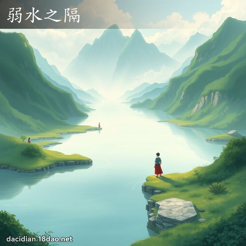 弱水之隔 - 國語大辭典配圖