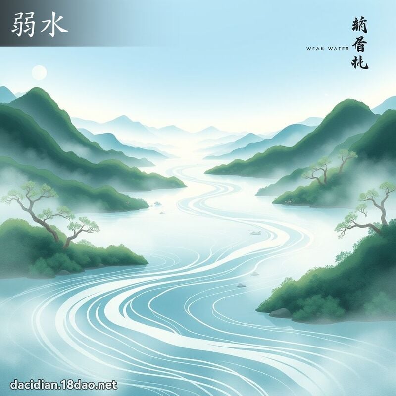 弱水 - 国语大辞典配图