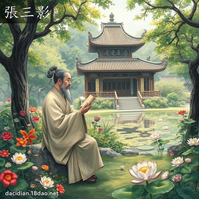 张三影 - 国语大辞典配图