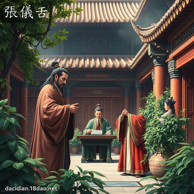 张仪舌 - 国语大辞典配图