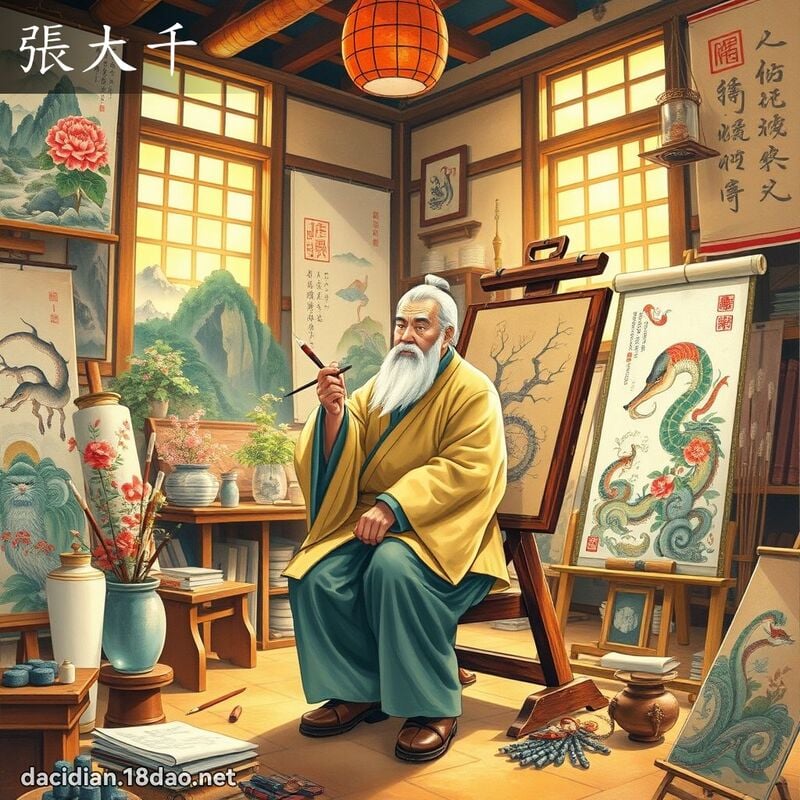 張大千 - 國語大辭典配圖