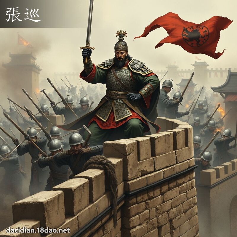 张巡 - 国语大辞典配图