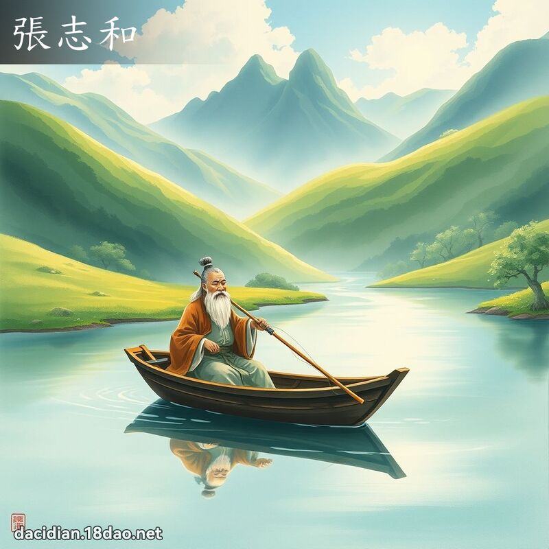 張志和 - 國語大辭典配圖