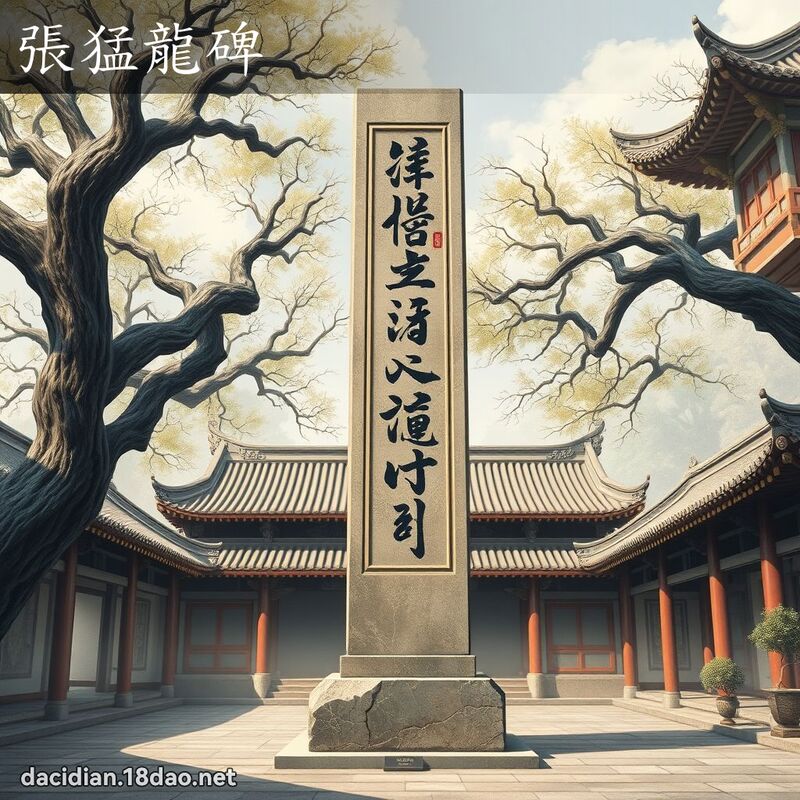 张猛龙碑 - 国语大辞典配图