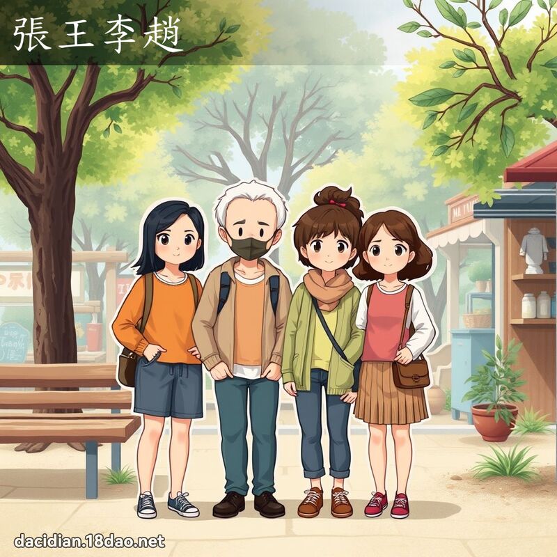 張王李趙 - 國語大辭典配圖