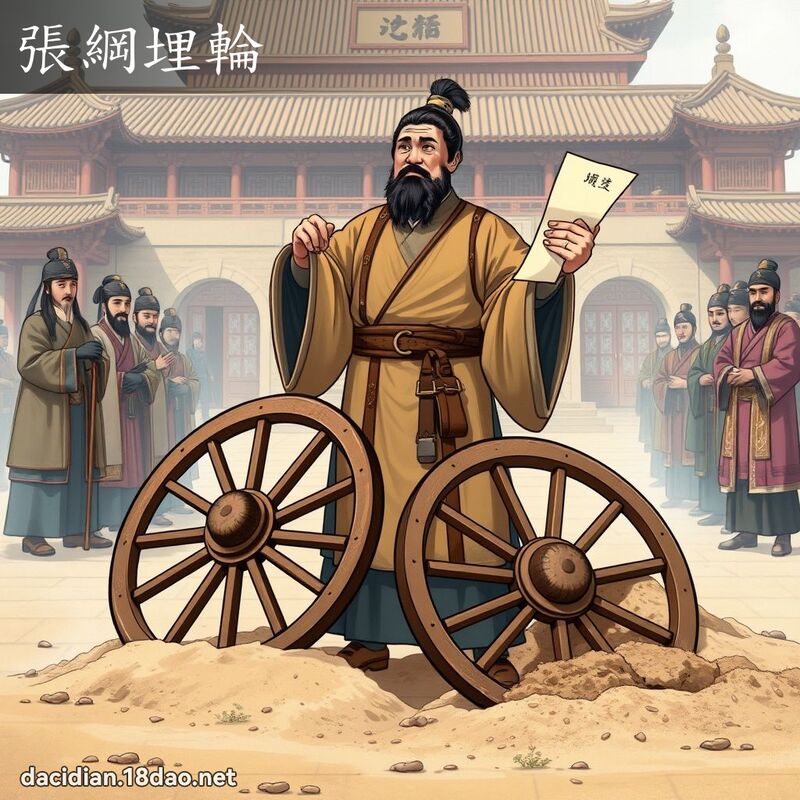 张纲埋轮 - 国语大辞典配图
