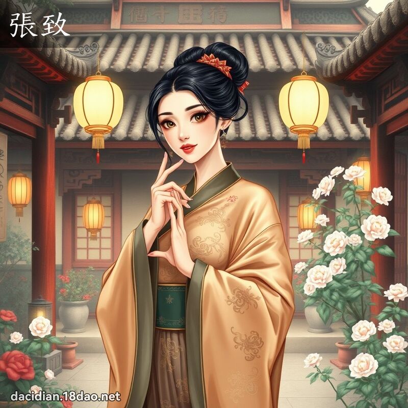 张致 - 国语大辞典配图