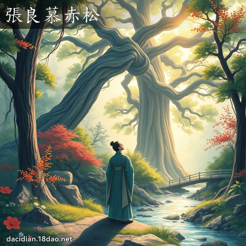 張良慕赤松 - 國語大辭典配圖
