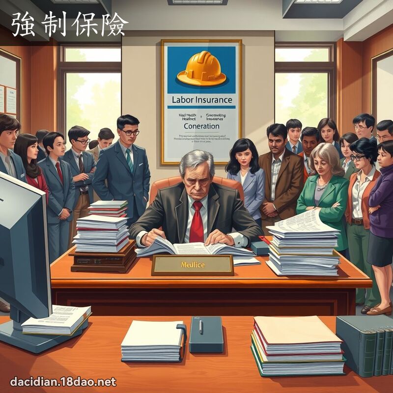 强制保险 - 国语大辞典配图