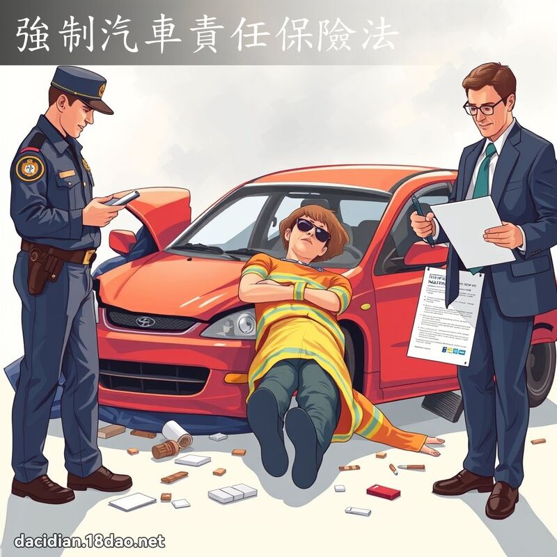 強制汽車責任保險法 - 國語大辭典配圖