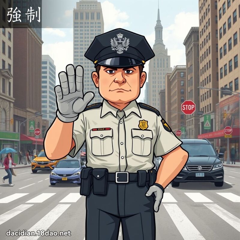 强制 - 国语大辞典配图