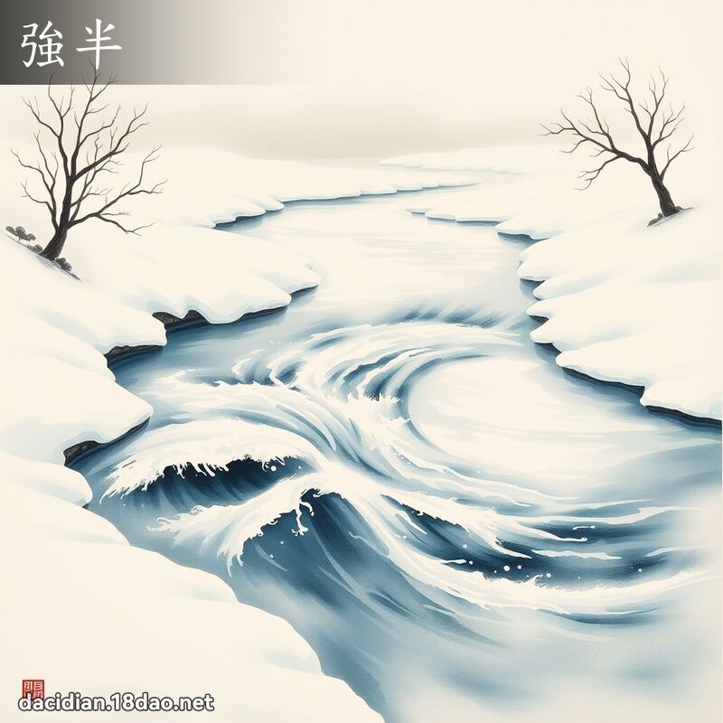 强半 - 国语大辞典配图